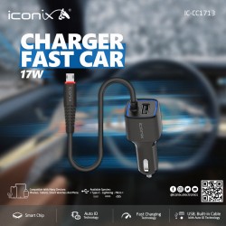 Chargeur voiture rapide IC- CC1713