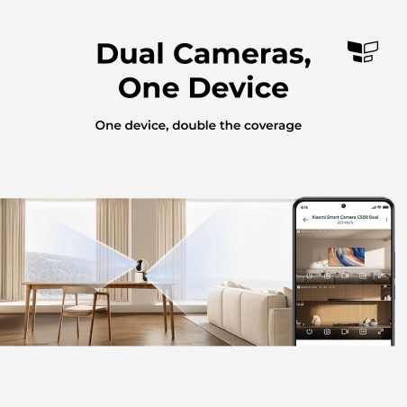 Caméra de Surveillance XIAOMI C300 DUAL UNITECH